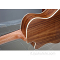 Ukulele in legno di acacia tigre personalizzato